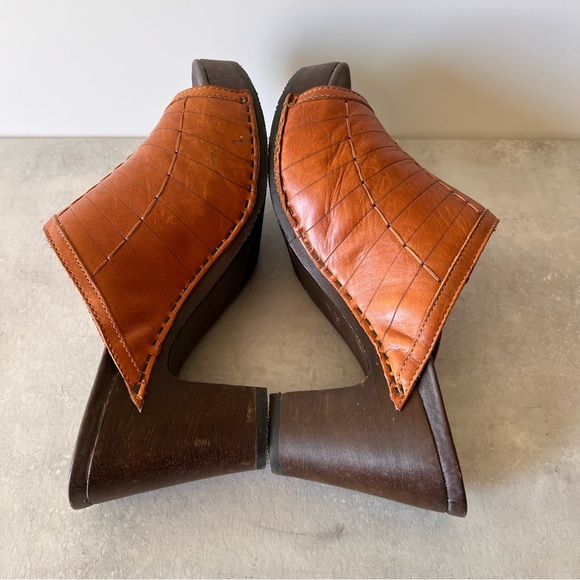 Dansko Randi wooden chunky heel slip on Mules - Picture 8 of 11
